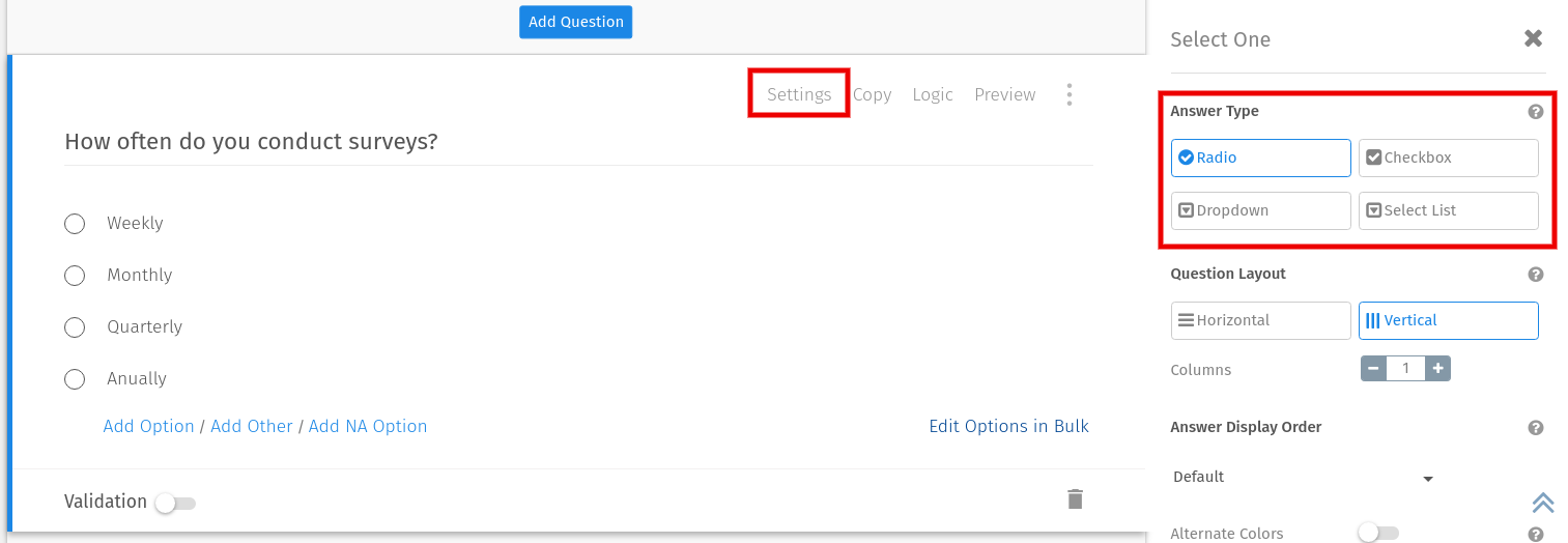 Survey Software Help Image